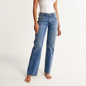 NWOT Abercrombie & Fitch low rise baggy jeans petite
